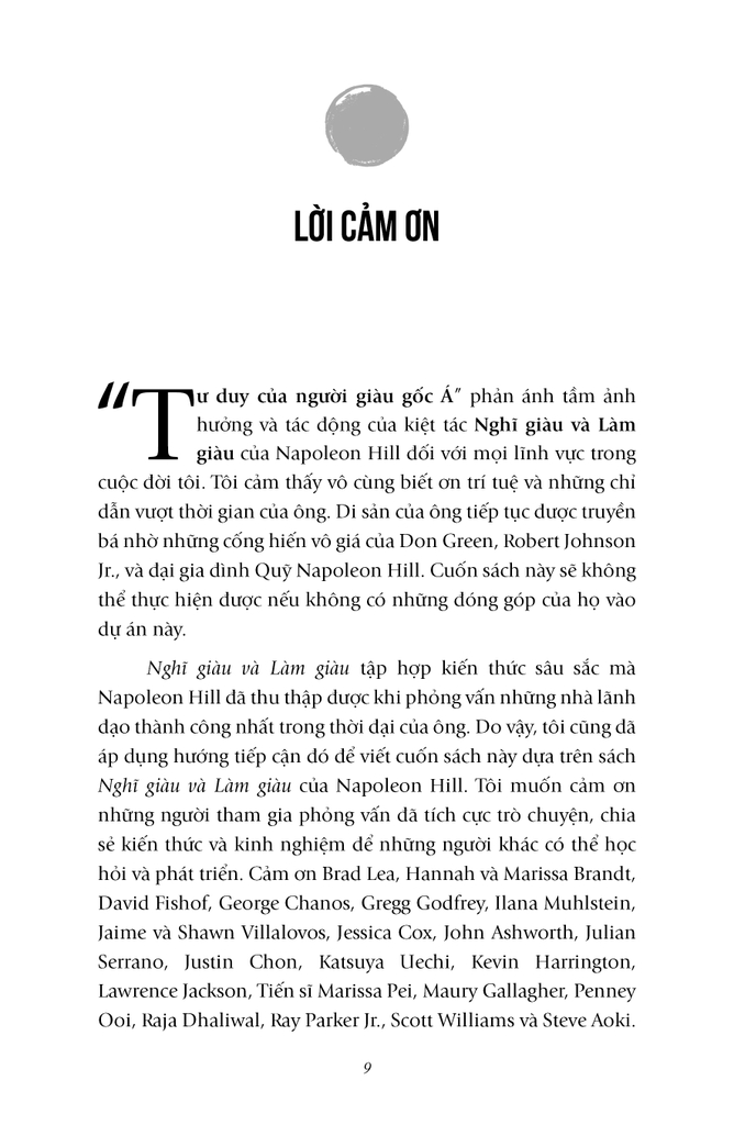 Tư duy của người giàu gốc Á: Một ấn phẩm về Nghĩ giàu và Làm giàu