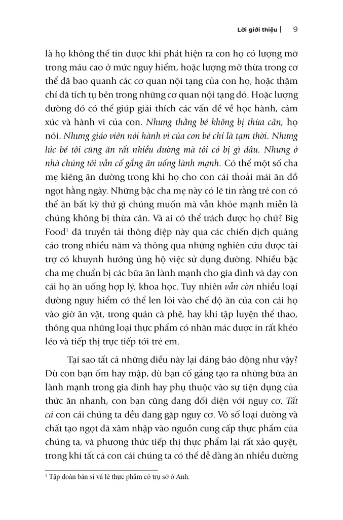 GIÚP CON NÓI “KHÔNG” VỚI ĐƯỜNG Những mối nguy hiểm tiềm ẩn của Đường gây nguy hại đến sức khỏe của con bạn và Những điều bạn có thể làm