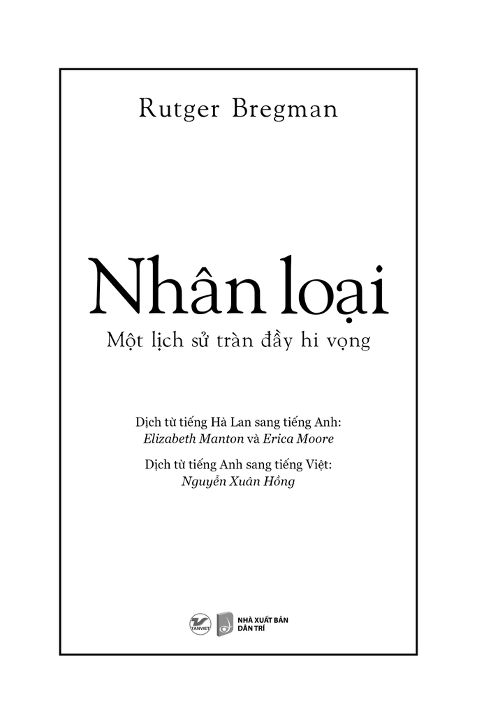 Sách - Nhân Loại - Một Lịch Sử Tràn Đầy Hi Vọng