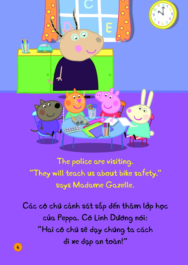 Peppa Pig - Song ngữ Anh - Việt: Cuốn 4: Safety First! An toàn là trên hết!