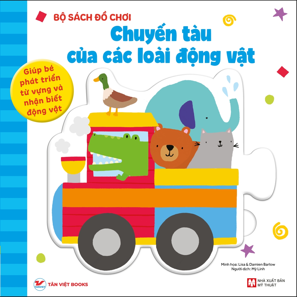 Combo 2 cuốn Bộ Sách Đồ Chơi : Chuyến xe buýt sắc màu và Chuyến tàu của các loài động vật