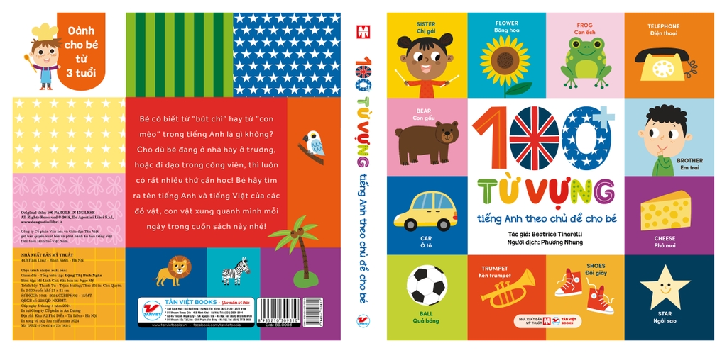 100 Từ Vựng Tiếng Anh Theo Chủ Đề Cho Bé