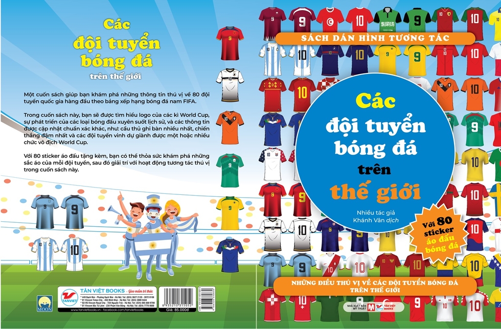 Các Đội Tuyển Bóng Đá Trên Thế Giới - Sách Dán Hình Tương Tác