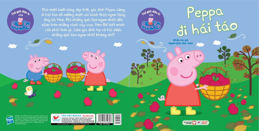 Truyện Tranh Thế giới diệu kì của Peppa Pig: Peppa đi hái táo