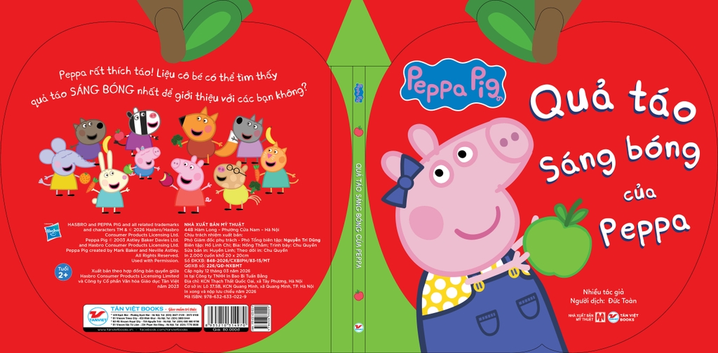 Quả Táo Sáng Bóng Của Peppa - Sách Tranh Tập Đọc - Phát Triển Ngôn ngữ