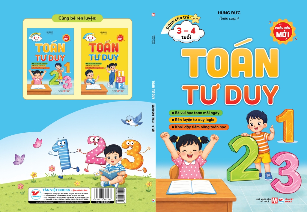 Toán tư duy dành cho trẻ từ 3–4 tuổi