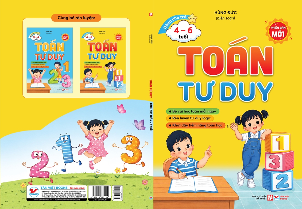 Toán tư duy dành cho trẻ từ 4 - 6 tuổi