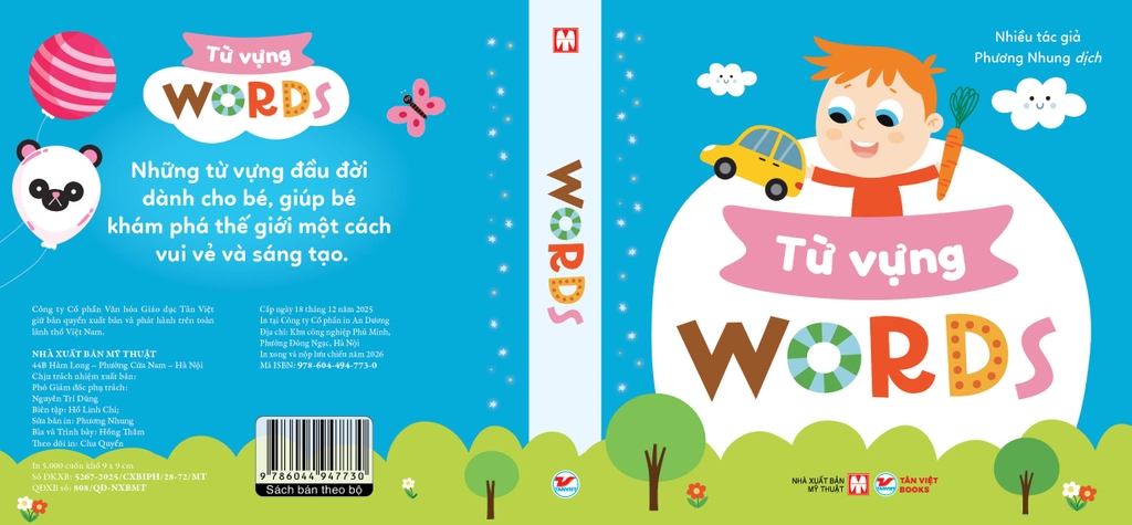 BỘ HỘP SÁCH TIẾNG ANH ĐẦU TIÊN CỦA BÉ : MY FIRST LEARNING BOX (4 CUỐN)