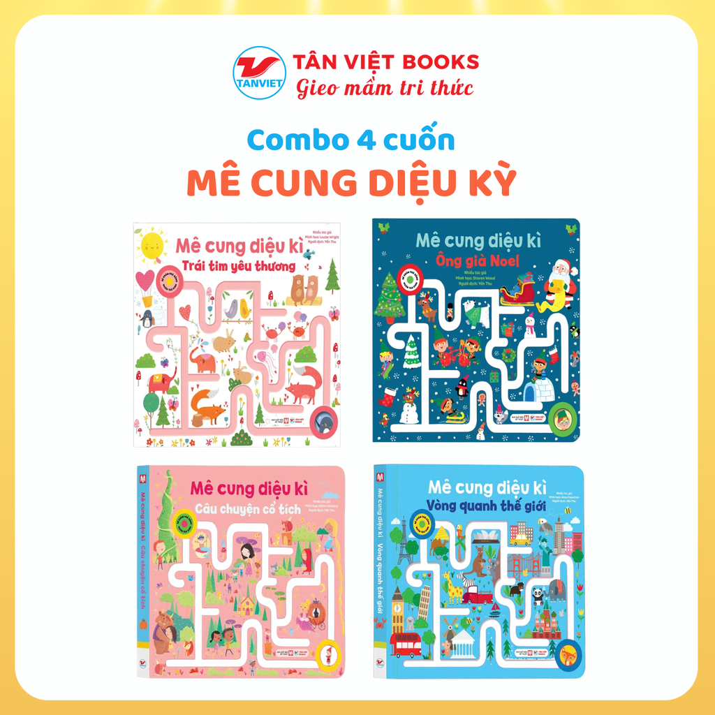 Combo 4 cuốn: Mê Cung Diệu Kì