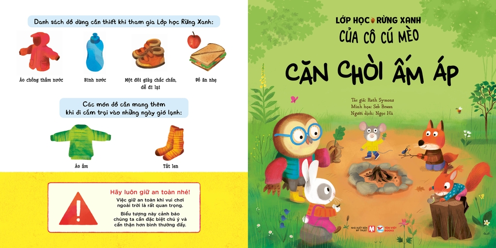 Combo 3 Cuốn Lớp Học Rừng Xanh Của Cô Cú Mèo - Sách Tranh Kỹ Năng Mềm