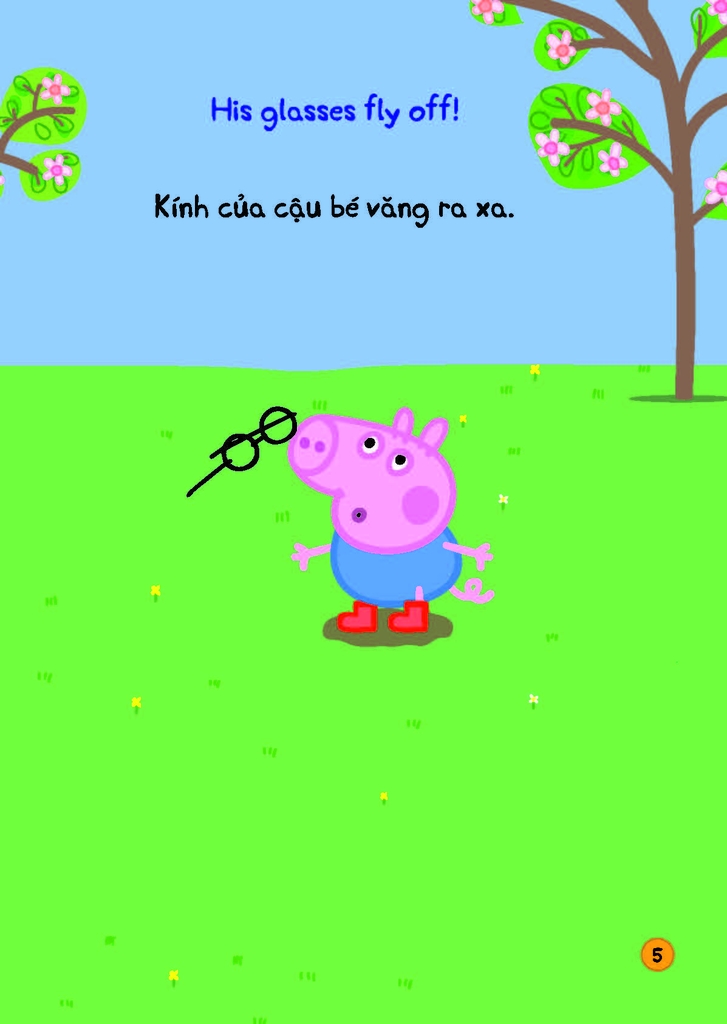 Peppa Pig - Song ngữ Anh - Việt: Cuốn 7: New Glasses Cặp kính mới của Peppa