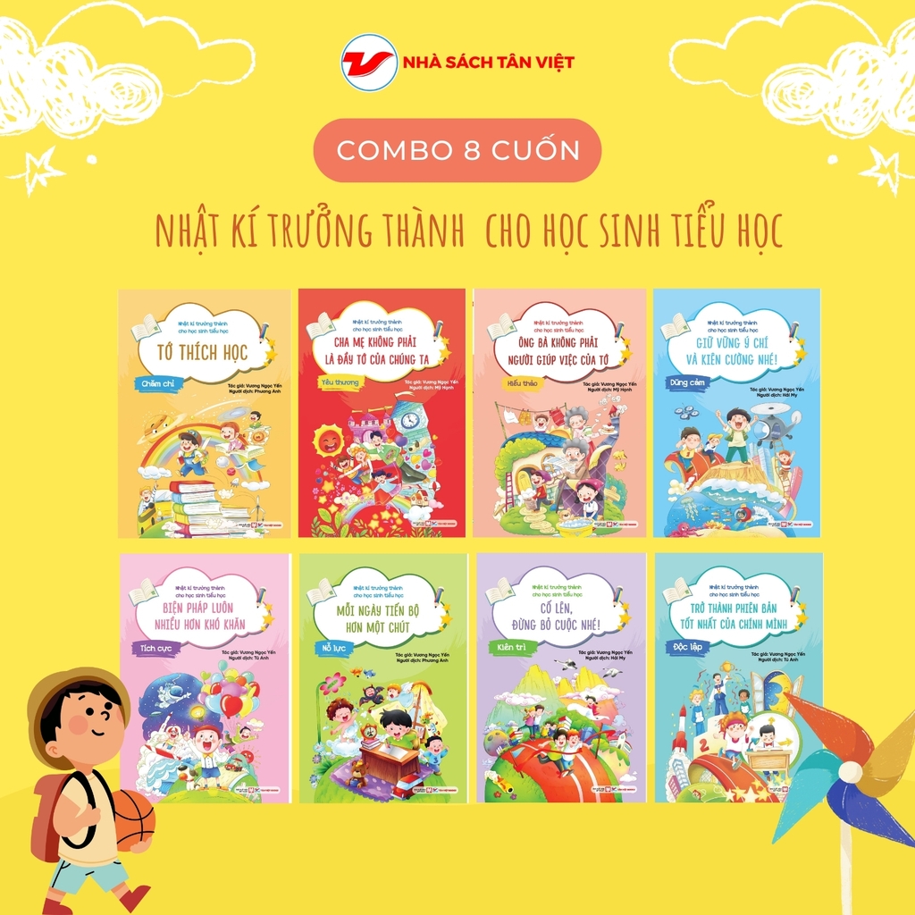 Combo 8 Cuốn Nhật Kí Trưởng Thành Cho Học Sinh Tiểu Học