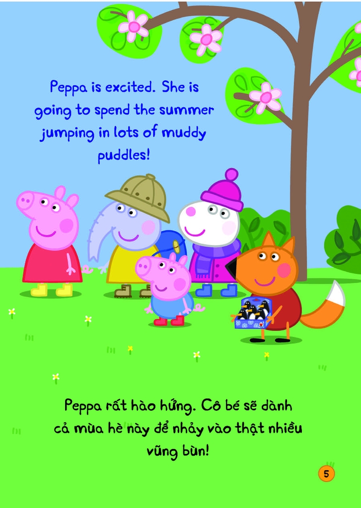 Peppa Pig - Song ngữ Anh - Việt: Cuốn 8: Around the world with Peppa :Cùng Peppa du lịch vòng quanh thế giới
