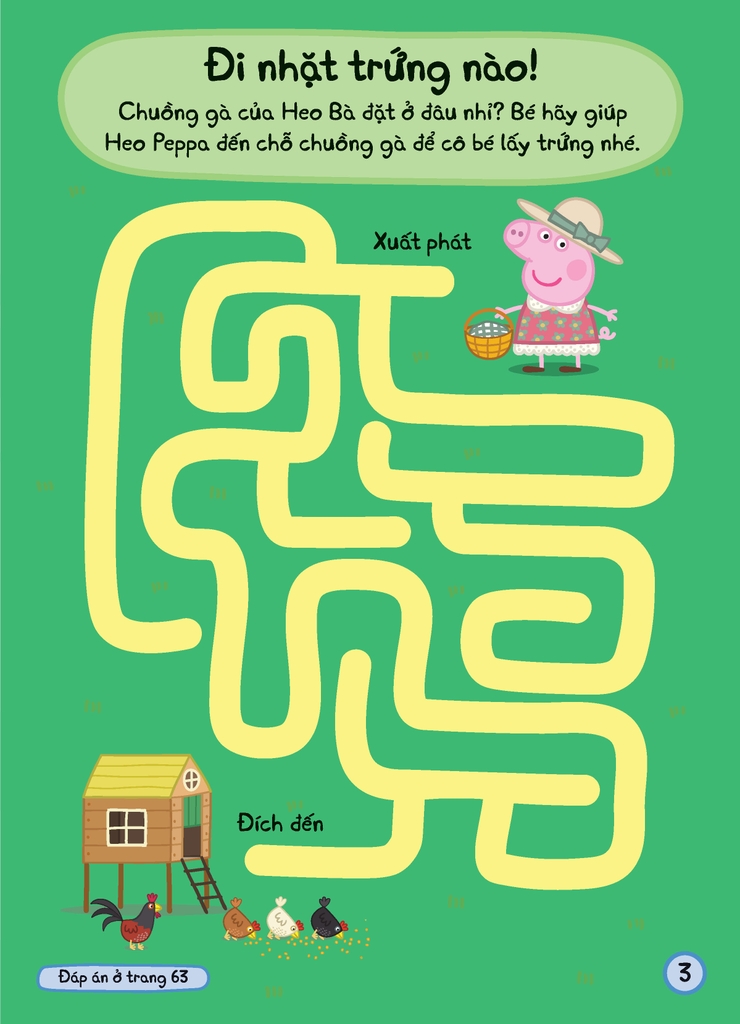 Sách tương tác - Cùng học cùng chơi với Peppa Pig Cuốn 5: Cuộc Sống Hạnh Phúc Của Peppa và George