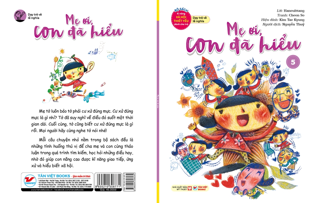 Bộ Sách Kĩ Năng Xã Hội Thiết Yếu Dành Cho Trẻ - Dạy Trẻ Về Lễ Nghĩa - Mẹ Ơi, Con Đã Hiểu - 5