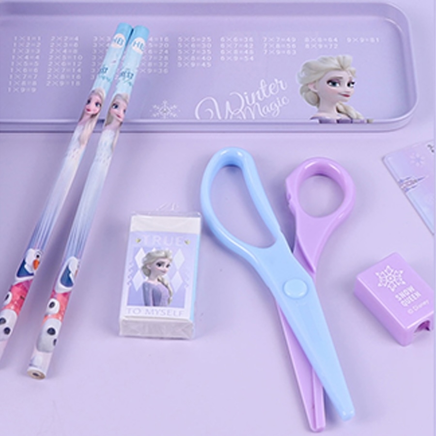 Bộ Dụng Cụ Học Tập Disney Frozen - 7 Chi Tiết - Dành Cho Học Sinh Tiểu Học - DM0011F