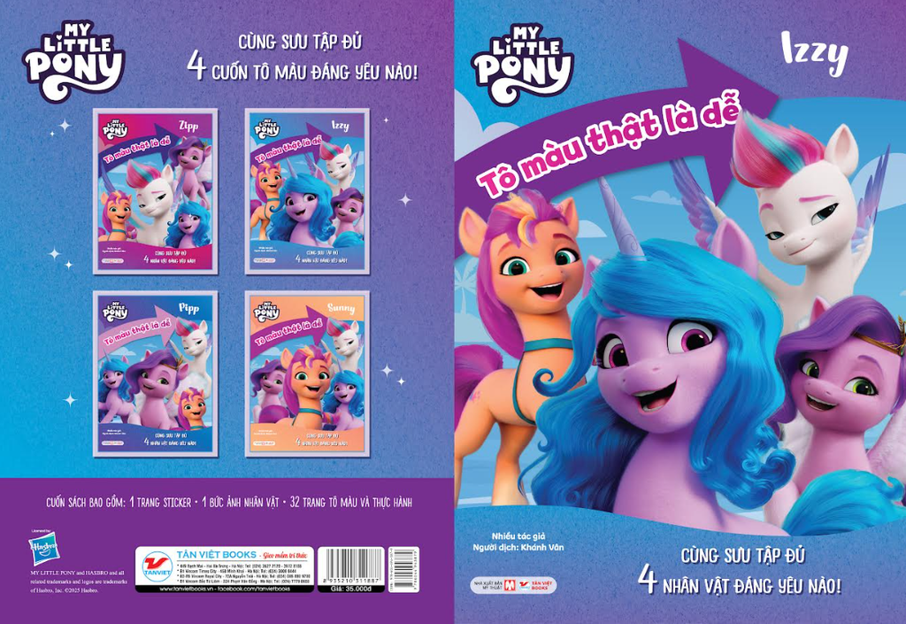 My Little Pony - Tô Màu Thật Là Dễ - Cuốn số 3 : Izzy