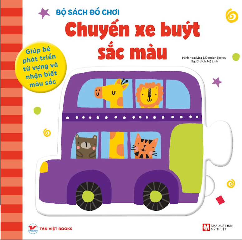 Combo 2 cuốn Bộ Sách Đồ Chơi : Chuyến xe buýt sắc màu và Chuyến tàu của các loài động vật