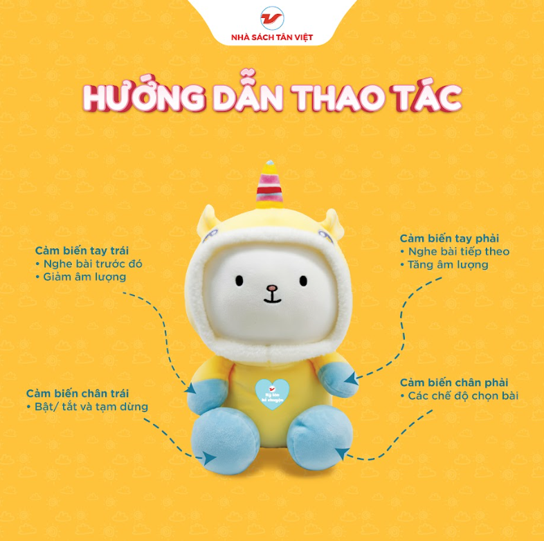 Kì Lân Vàng Kể Chuyện - Size 25cm - Món quà trí tuệ cho bé