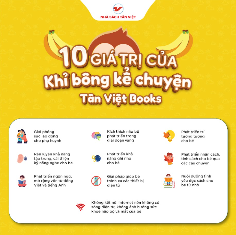 Khỉ bông kể chuyện - Size 40cm - Món quà trí tuệ cho bé