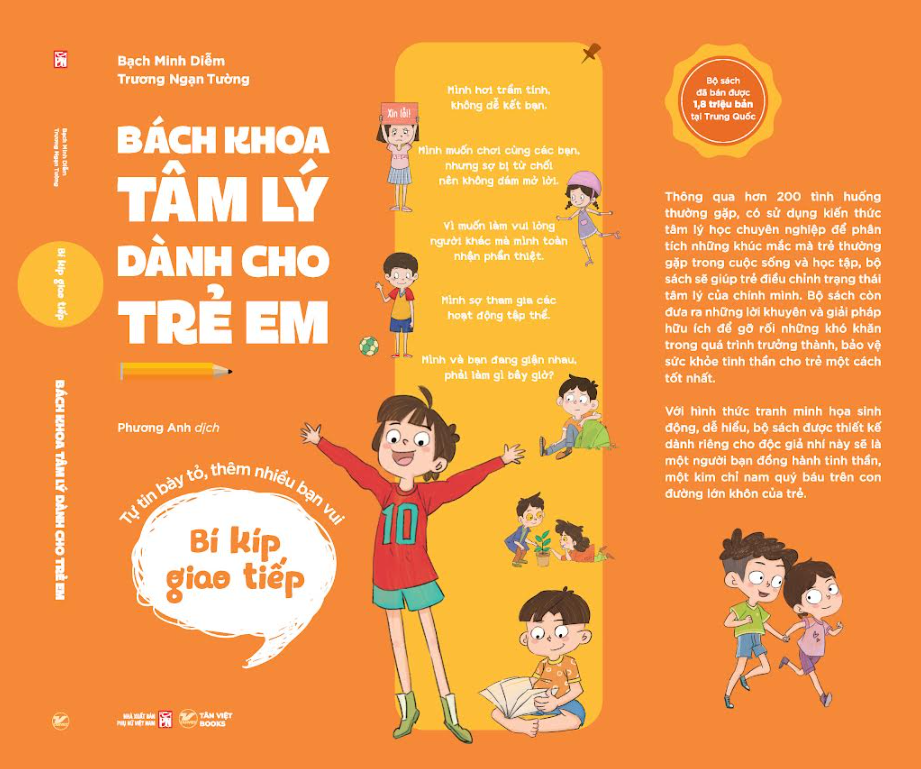 Bách Khoa Tâm Lý Dành Cho Trẻ Em - Cuốn 2: Bí Kíp Giao Tiếp - Tự Tin Bày Tỏ, Thêm Nhiều Bạn Vui