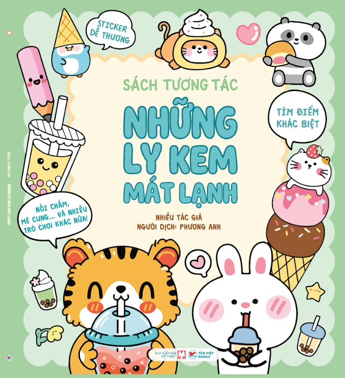 Combo 2 Cuốn Sách Tương Tác Trà Sữa Boba - Phát Triển Đa Giác Quan