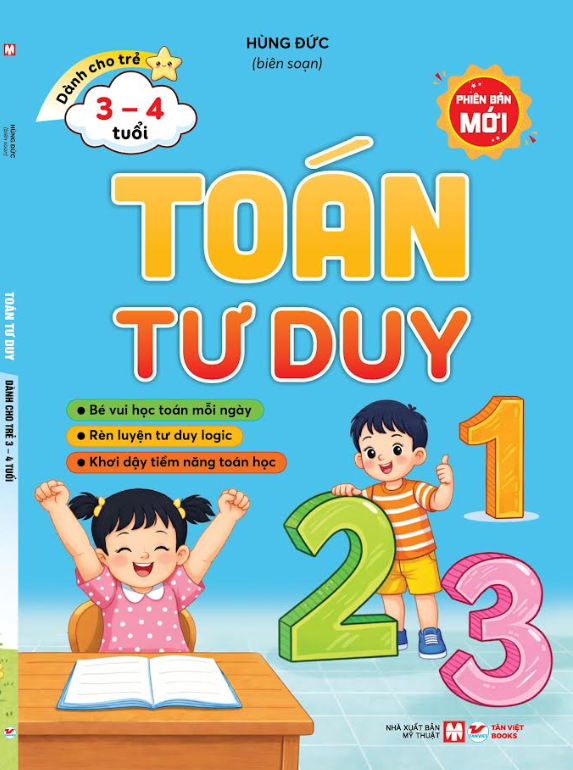 Toán tư duy dành cho trẻ từ 3–4 tuổi
