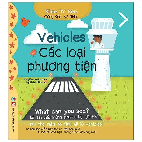 Trọn bộ 4 cuốn Sách tương tác Song ngữ - Slide and See (phù hợp cho trẻ 0-3 tuổi)