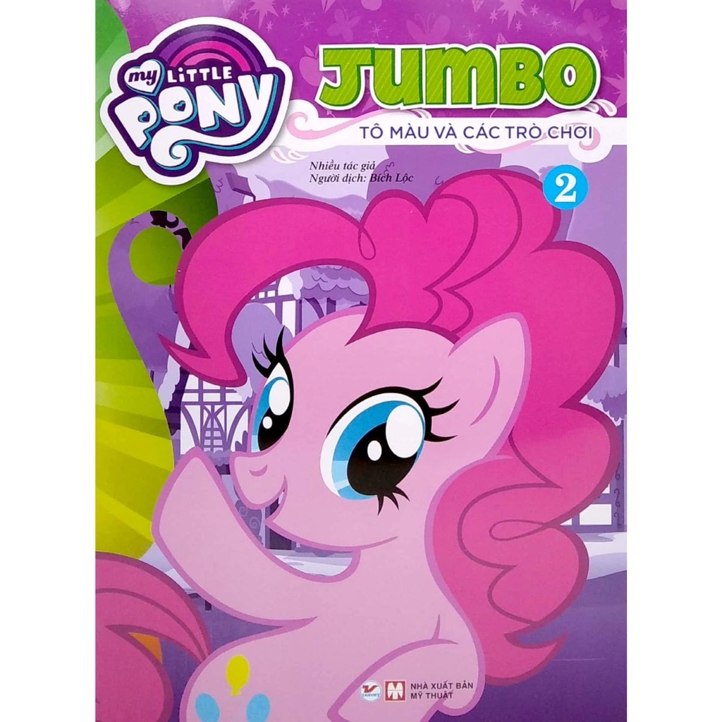 Combo 8 cuốn My Little Pony - Jumbo Tô Màu Và Các Trò Chơi 2025