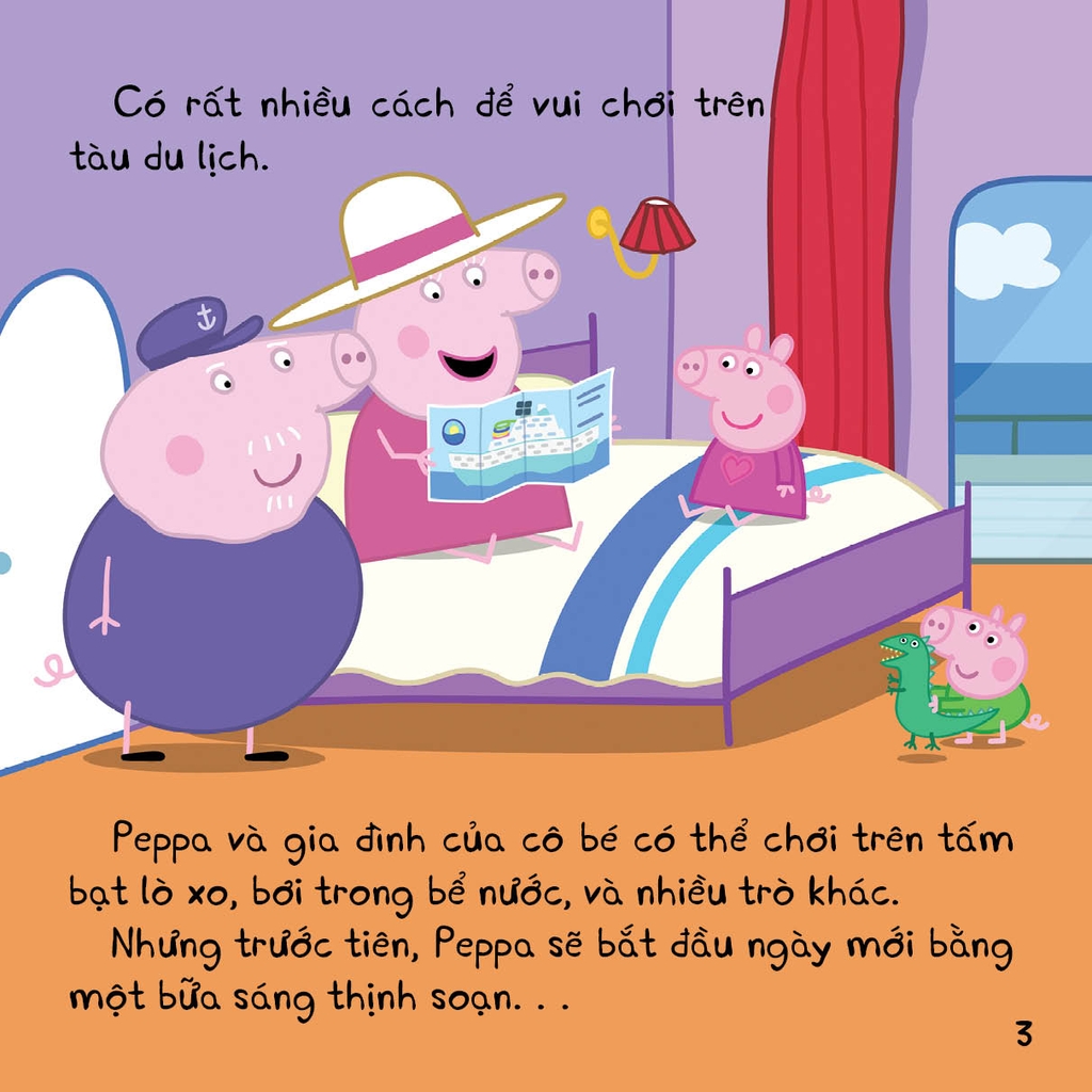 Thế giới diệu kì của Peppa Pig Cuốn 2: Kì nghỉ trên du thuyền của Peppa
