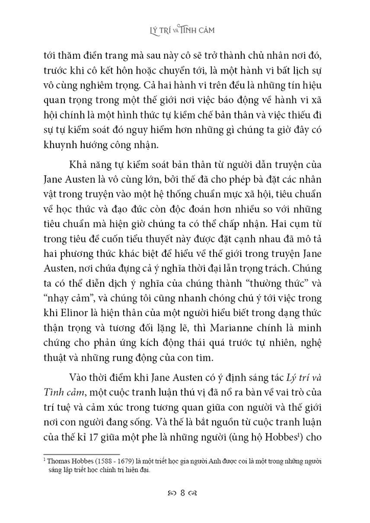 Lý trí và Tình cảm - Tân Việt Books