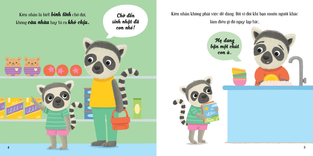 Cảm Xúc Của Mình - Cuốn 3: Mình Kiên Nhẫn -  Sách Tranh Phát Triển EQ 4+