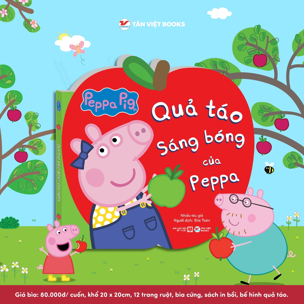 Quả Táo Sáng Bóng Của Peppa - Sách Tranh Tập Đọc - Phát Triển Ngôn ngữ