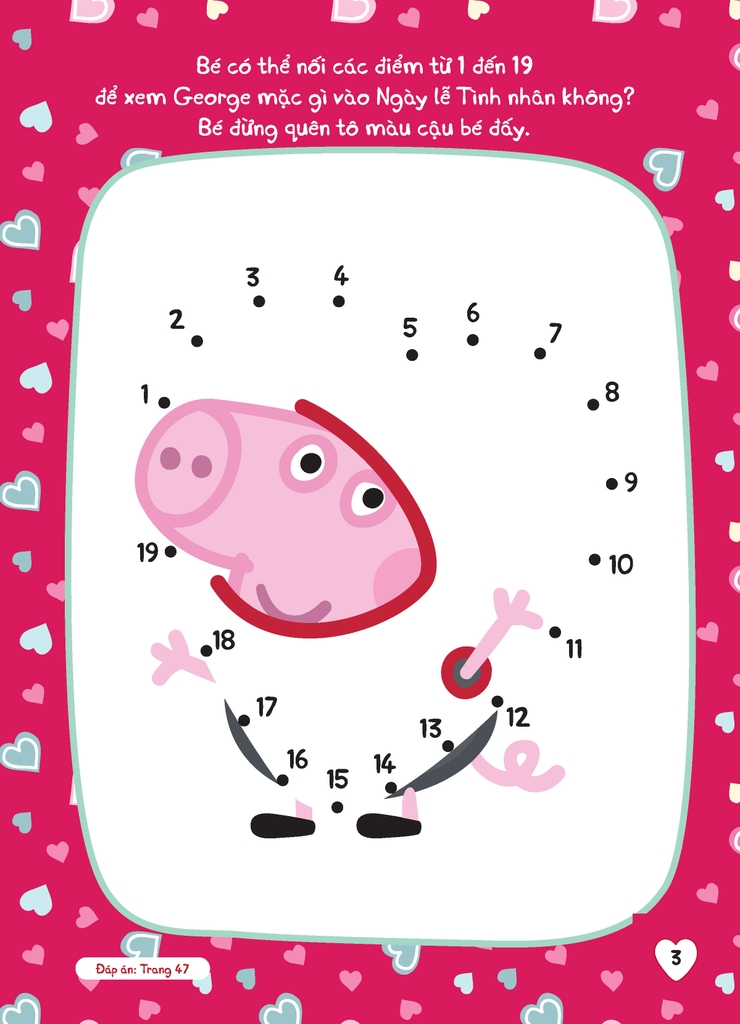 Sách tương tác - Cùng học cùng chơi với Peppa Pig Cuốn 2: Ngày lễ Tình nhân ngọt ngào