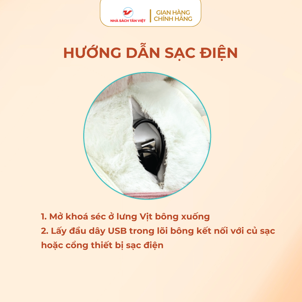 Vịt Bông Vàng Kể Chuyện - Phiên Bản Tinh Gọn - 2 Nút Bấm - Size 25cm