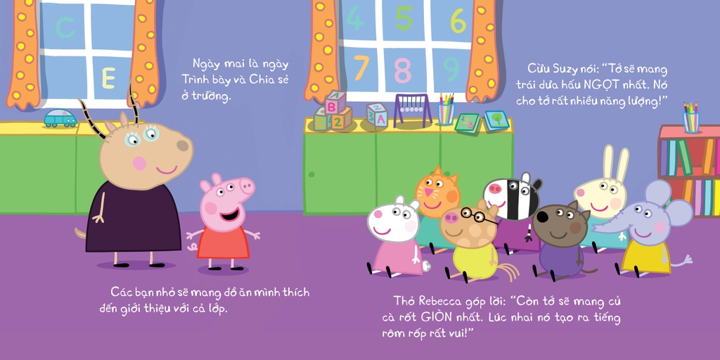 Quả Táo Sáng Bóng Của Peppa - Sách Tranh Tập Đọc - Phát Triển Ngôn ngữ