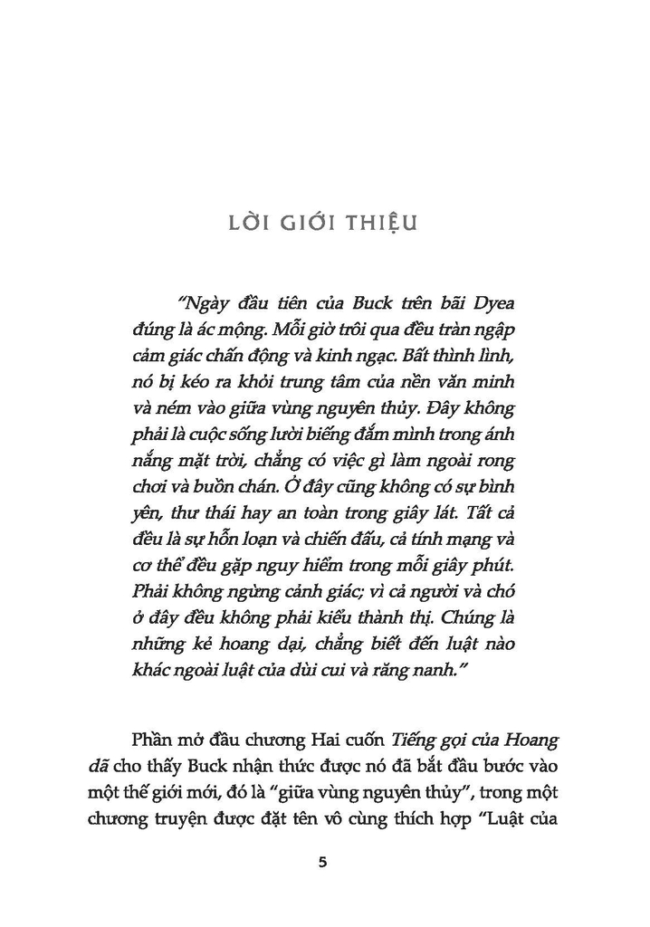 Sách: Tiếng Gọi Của Hoang Dã