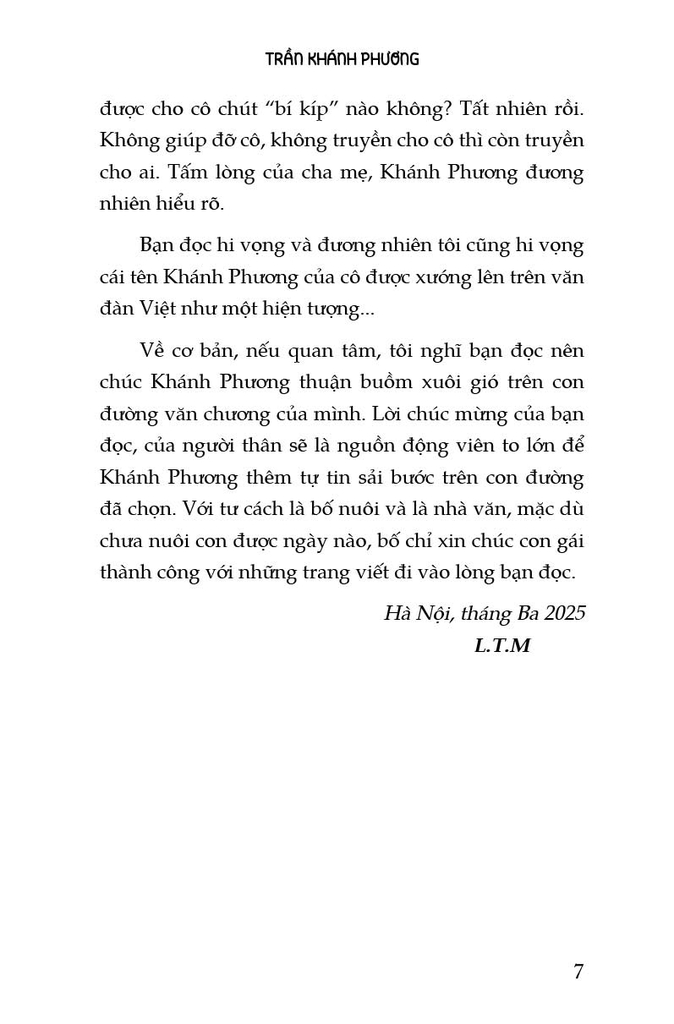 Thanh Xuân 18 - Trần Khánh Phương