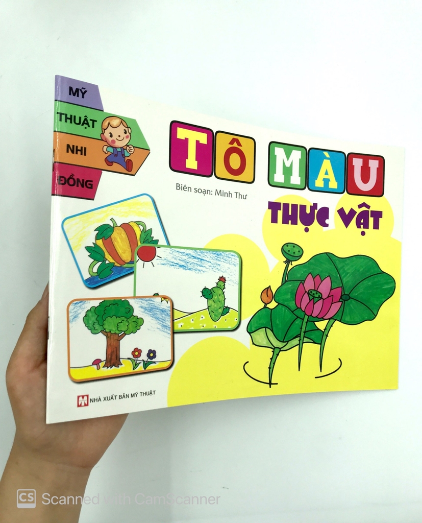 Mỹ Thuật Nhi Đồng -Tô Màu Thực Vật