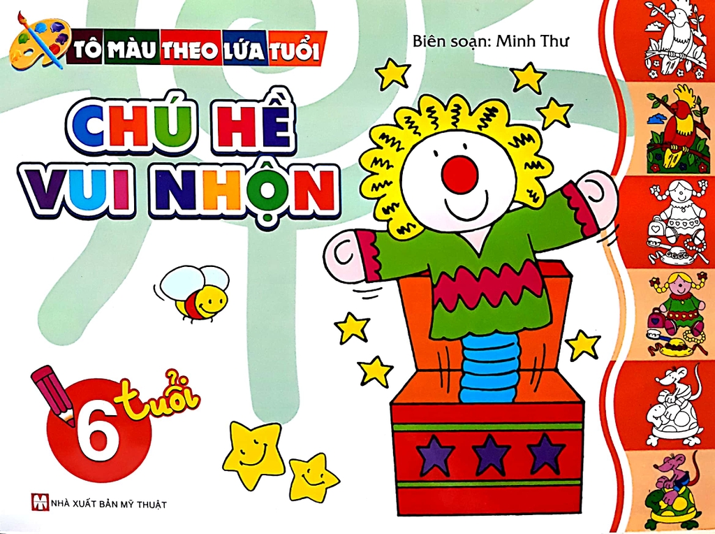 Tô Màu Theo Lứa Tuổi - Chú Hề Vui Nhộn 6 Tuổi