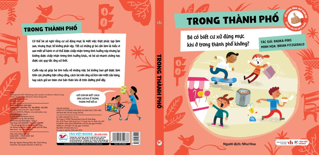 Kĩ Năng Ứng Xử Cho Bé (Cuốn 1) : Trong thành phố, Bé có biết cư xử đúng mực khi ở trong thành phố không?