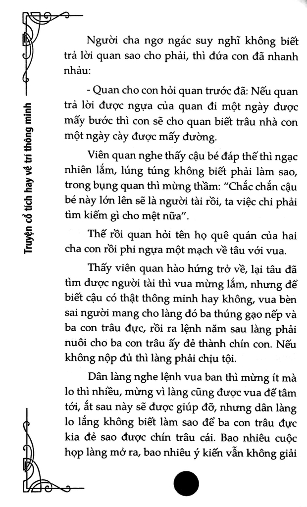 Truyện Cổ Tích Hay Về Trí Thông Minh