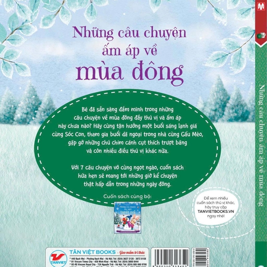 Những Câu Chuyện Ấm Áp Về Mùa Đông - Với 7 Câu Chuyện Ấm Áp Để Đọc Và Chia Sẻ - Tân Việt Books