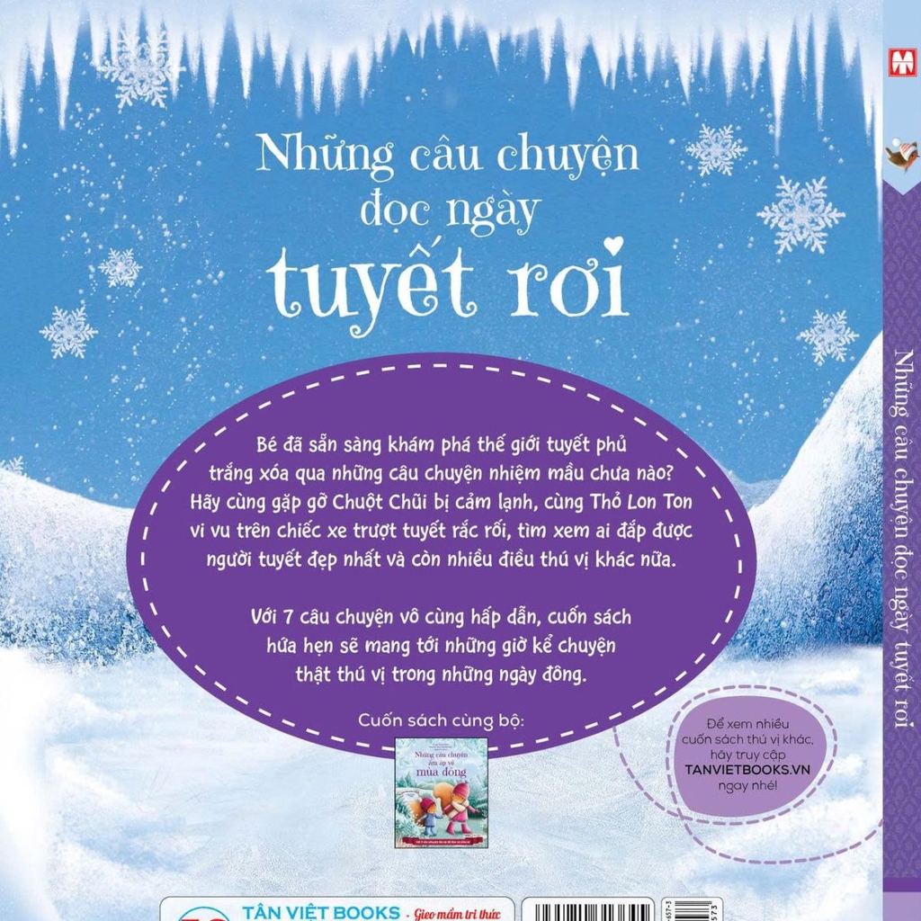 Những câu chuyện đọc ngày tuyết rơi - Với 7 câu chuyện ấm áp để đọc và chia sẻ - Tân Việt Books