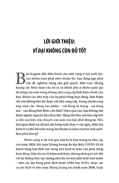 Vượt Trên Sự Vĩ Đại - 9 Chiến Lược Phát Triển Cho Doanh Nghiệp Trong Kỉ Nguyên Biến Động Và Đổi Mới