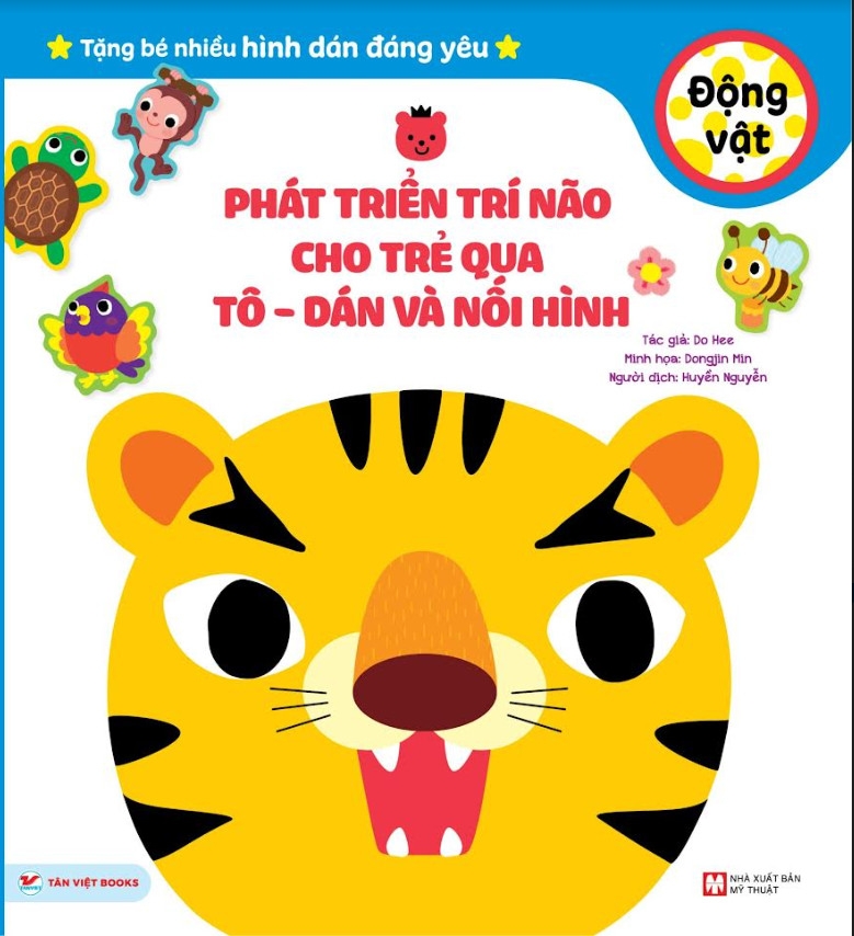 Combo 11 Cuốn : Phát Triển Trí Não Cho Trẻ Qua Tô - Dán Và Nối Hình