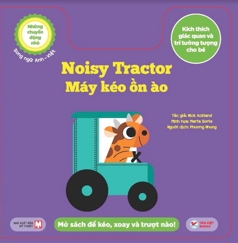 Combo 4 cuốn: Những Chuyển Động Nhỏ Kích Thích Giác Quan - Song Ngữ Anh Việt