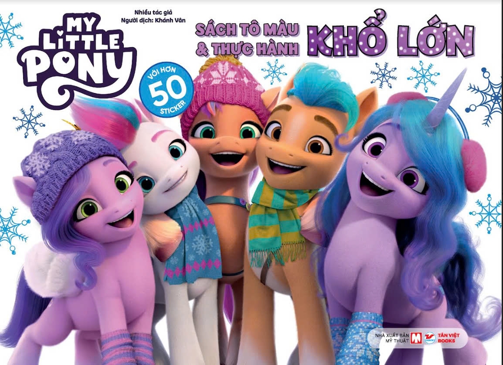 My Little Pony – Sách Tô Màu Và Thực Hành Khổ Lớn