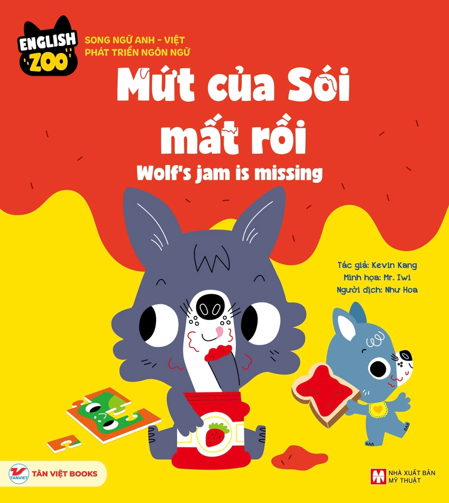 Combo 6 cuốn English Zoo: Sách tương tác Song ngữ Anh Việt - Phát triển ngôn ngữ (New)
