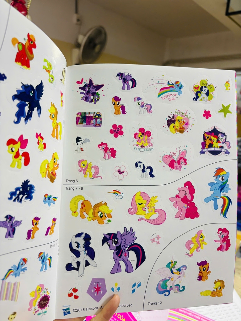 My Little Pony - Bộ Sưu Tập Đề Can Lấp Lánh 2 - Tái Bản 2025